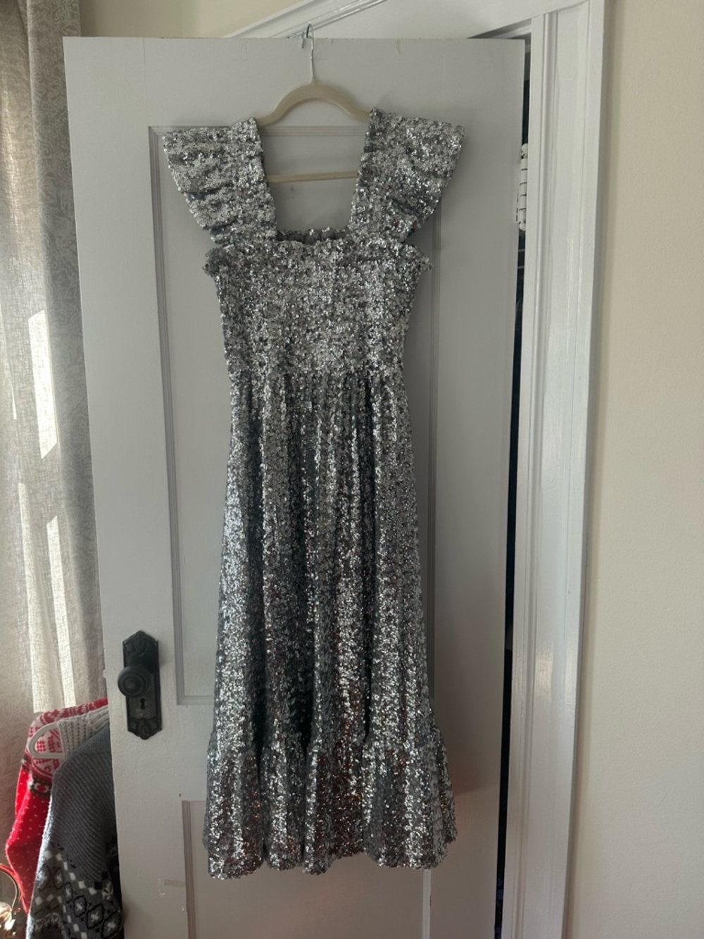 Sequin Ellie Nap Dress Small Hill House Home - Picture 5 of 6
